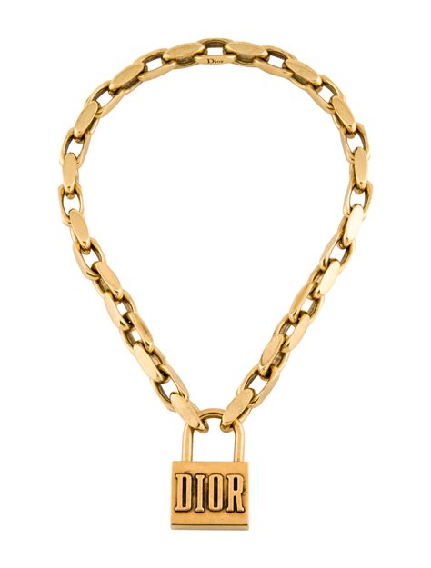 dior lucky locket necklace|christian Dior jewelry necklace.